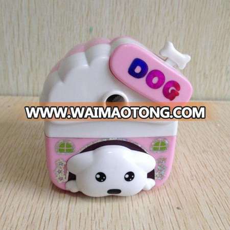 A709 Dog House Pencil Sharpener Desk Kids Stationery