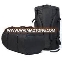 Black Large Travel Backpack smelly proof Duffle Bag