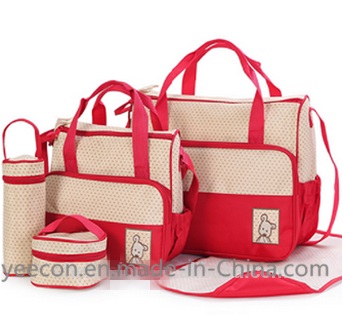 Polyester Multifunctional Handbags Adult Tote Baby Diaper Mummy Bag