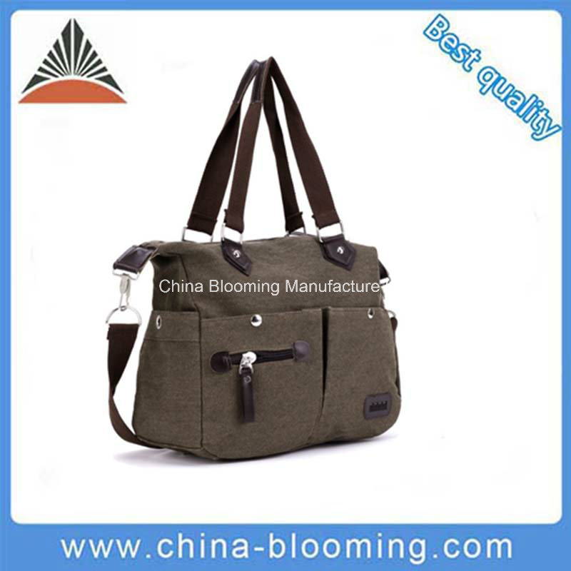 Men Business Handbag Shoulder Crossbody Messenger Tote Canvas Bag